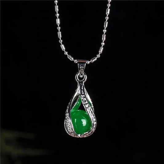 Jade Bead Pendant