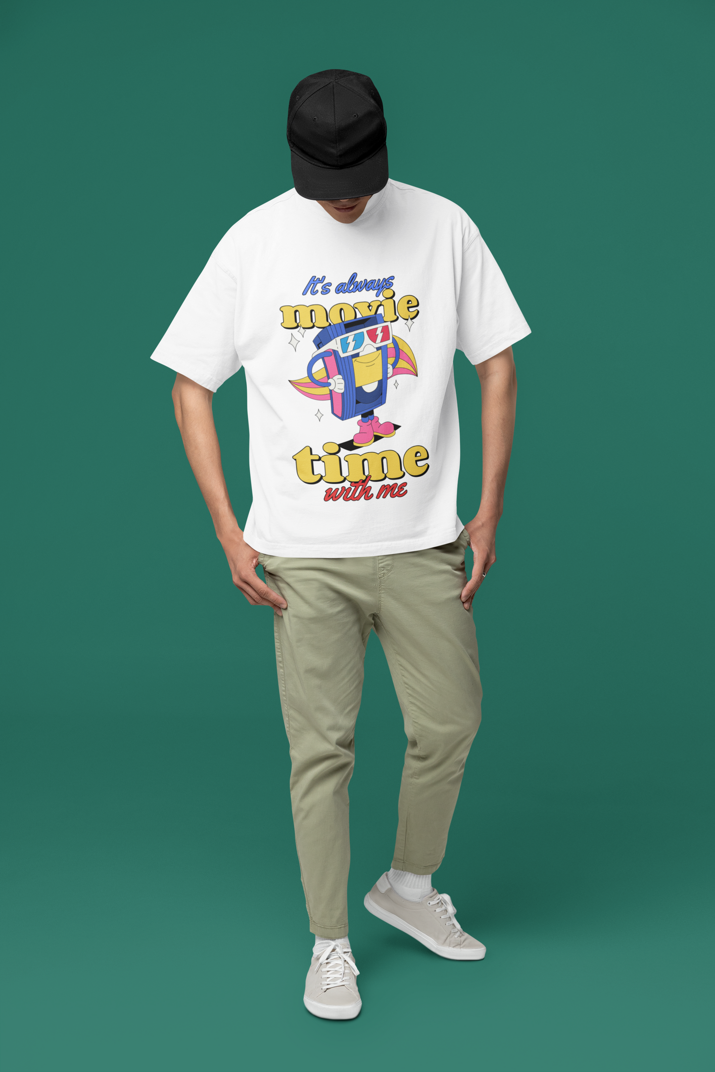 It's Always Movie Time With Me Oversized T-shirt